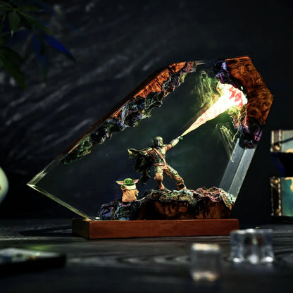 SW Resin Lamp By Dax